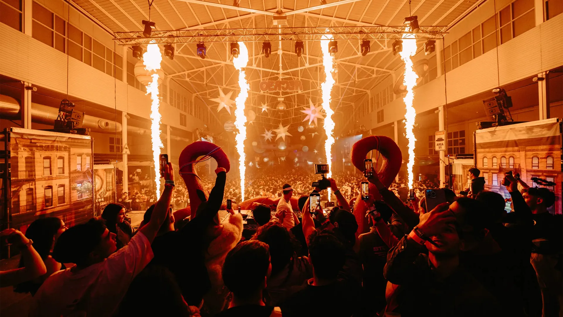 dj en fiesta de recreo